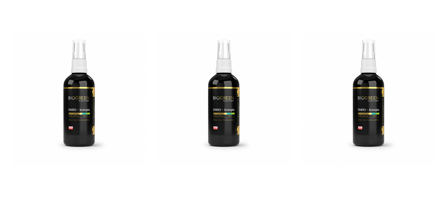 Spray DMSO + Konopia - 100ml by prof. Frydrych — Pakiet 3 szt.