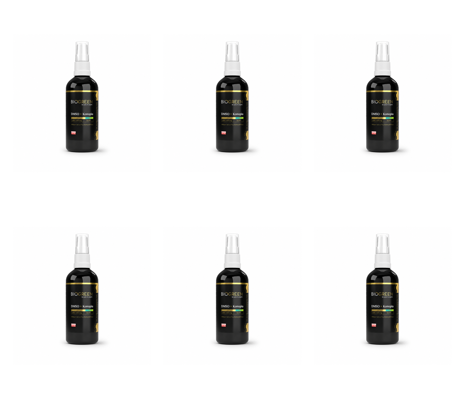Spray DMSO + Konopia - 100ml by prof. Frydrych — Pakiet 6 szt.
