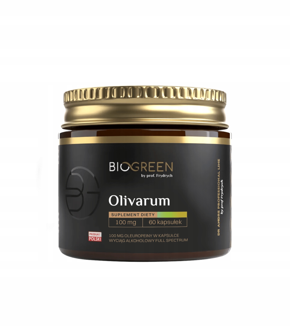 Olivarum 60 kapsułek, ekstrakt z liści oliwnych - oleuropeina 6000 mg by prof. Frydrych