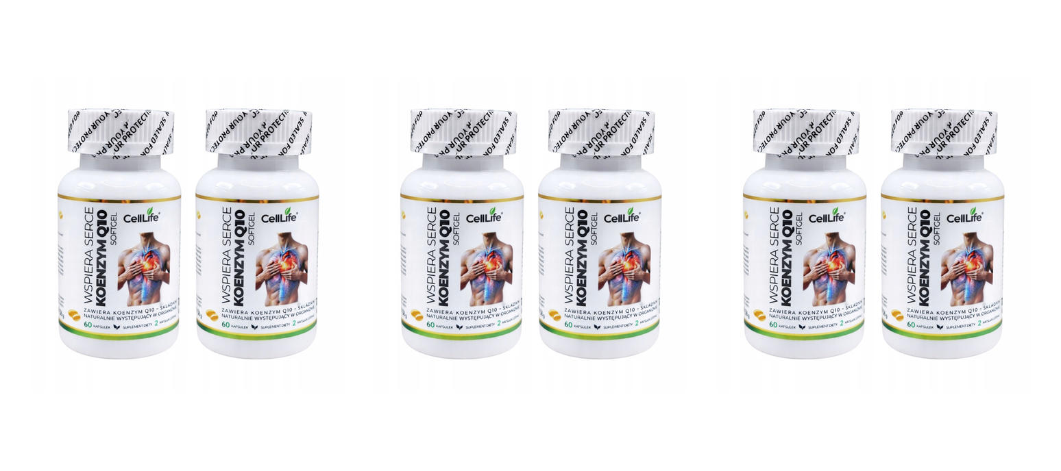 Koenzym Q10 - 400 mg 2x60szt kapsułki Cell Life — Pakiet 3 szt.