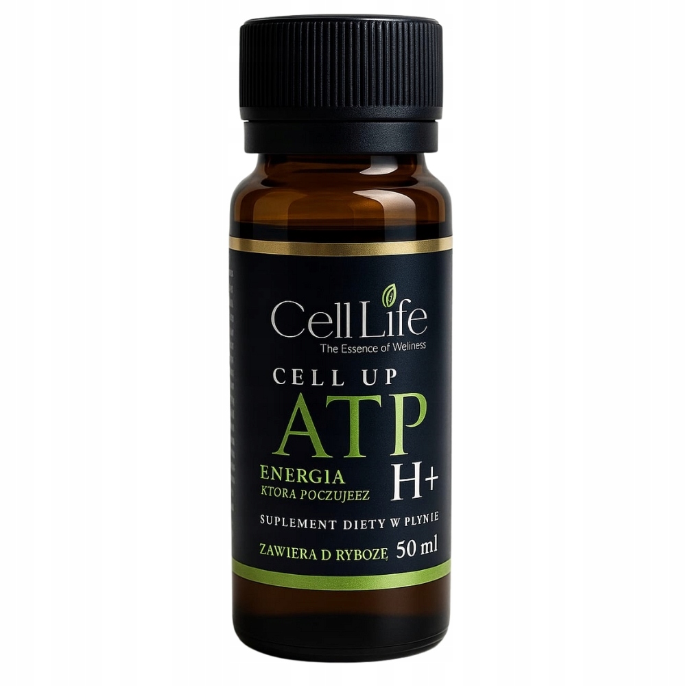 CELL UP ATP H+ Gingko biloba D-Ryboza w Płynie 50ml Koncentracja Energia