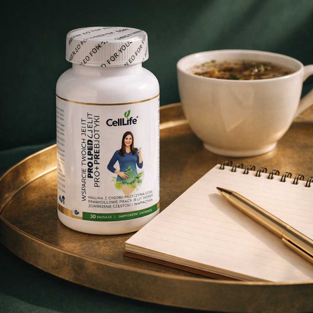 Suplement diety CELL LIFE PRO-PRE BIOTIC wsparcie twoich jelit 30 kapsułek