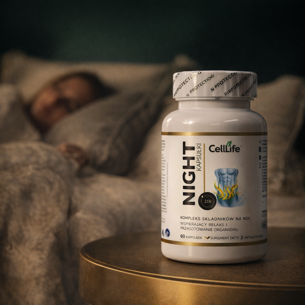 Suplement diety CellLife Night Nocny spalacz tłuszczu 60 kapsułek