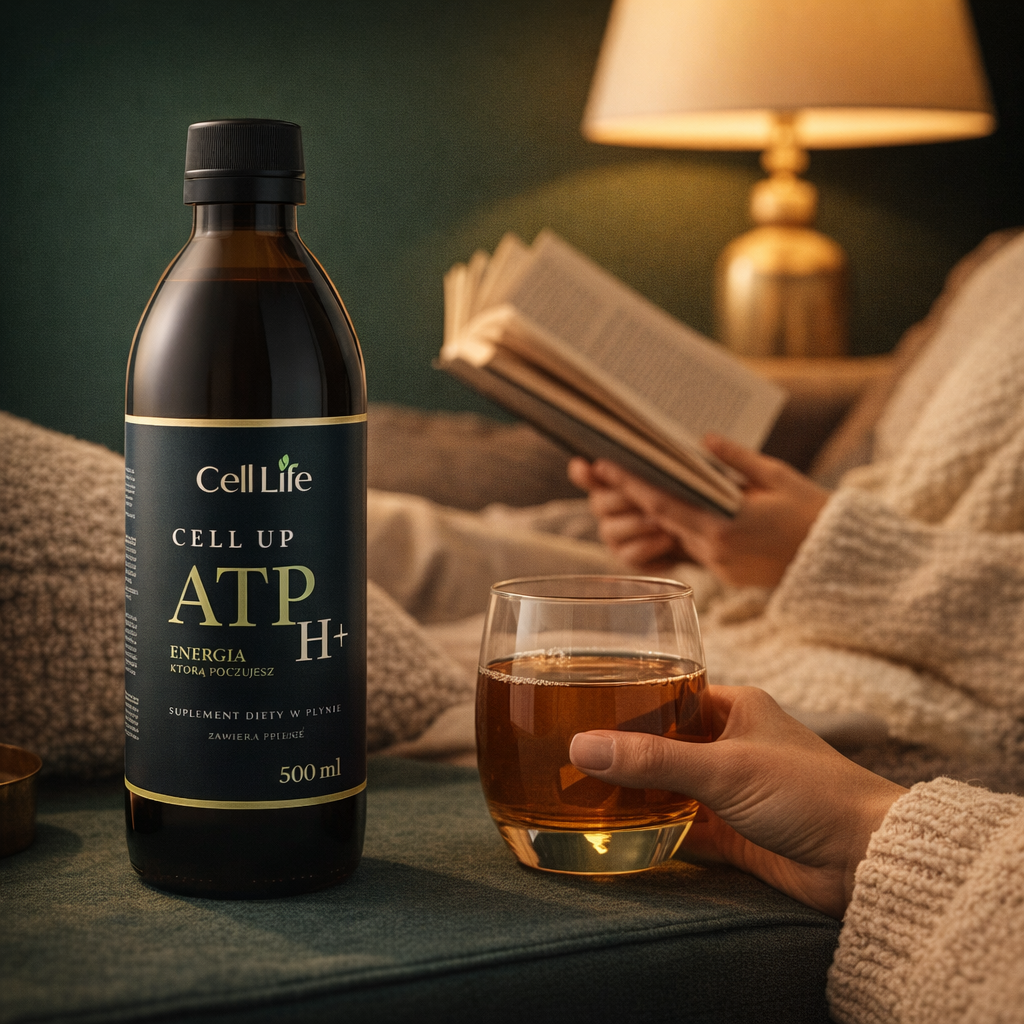 Cell Up ATP H+ 500ml Suplement Energia Koncentracja Odporność