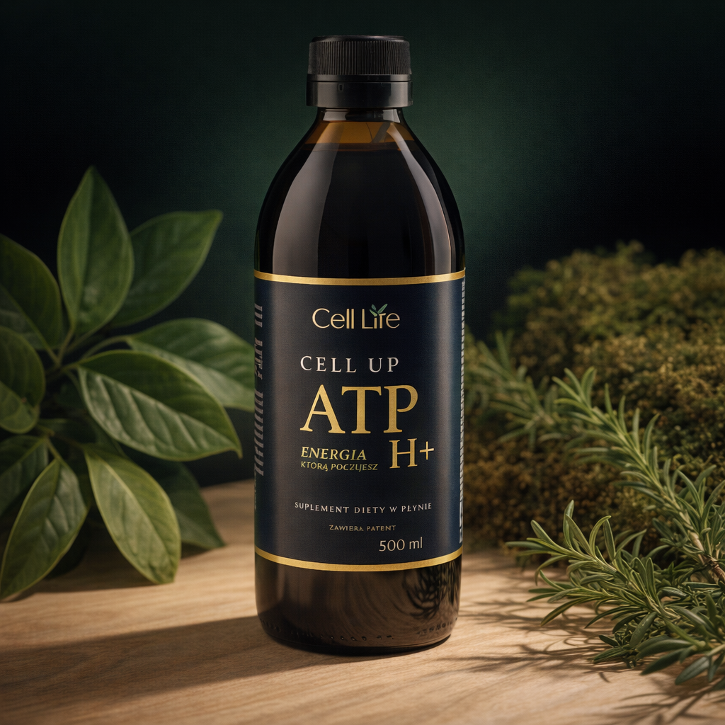 Cell Up ATP H+ 500ml Suplement Energia Koncentracja Odporność