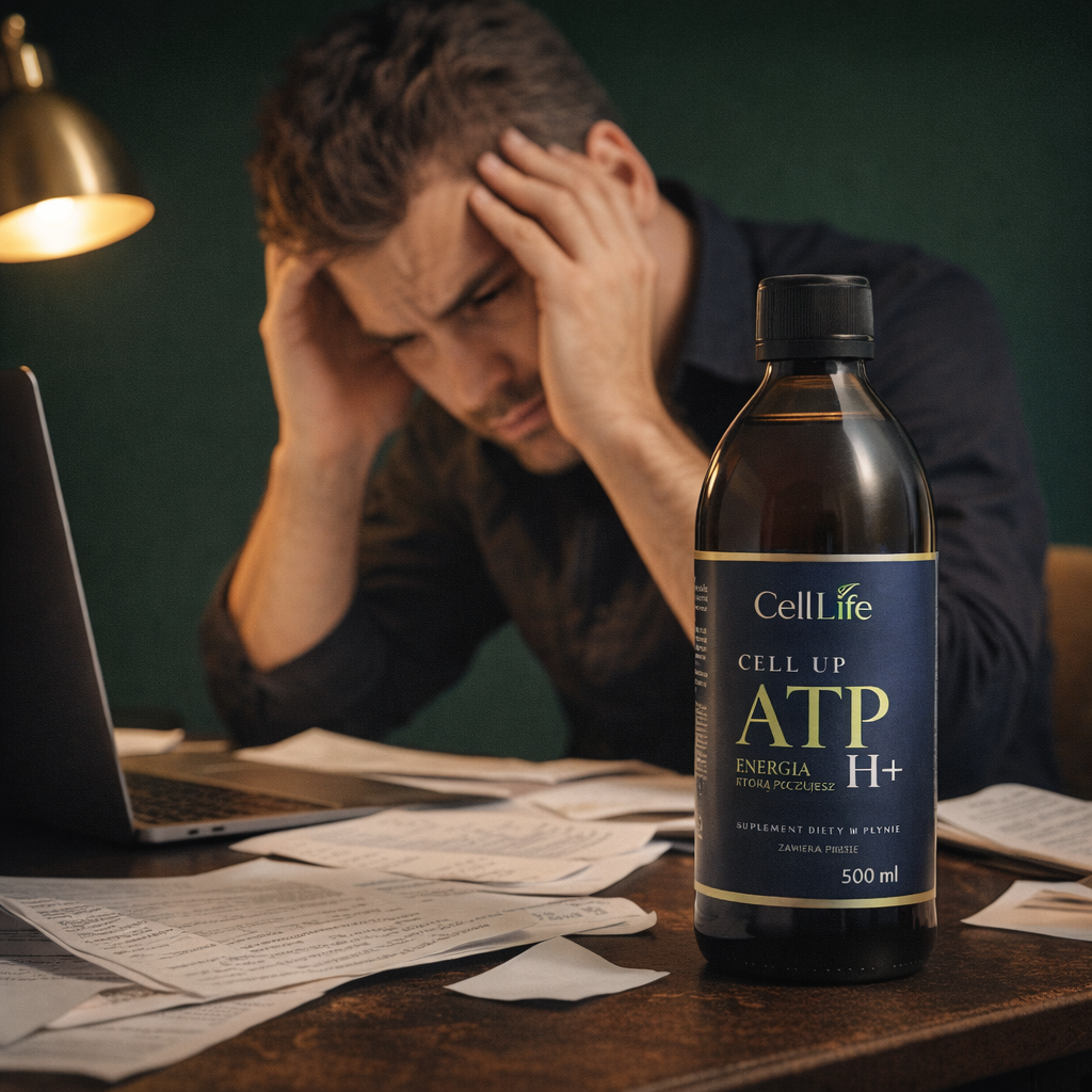 Cell Up ATP H+ 500ml Suplement Energia Koncentracja Odporność