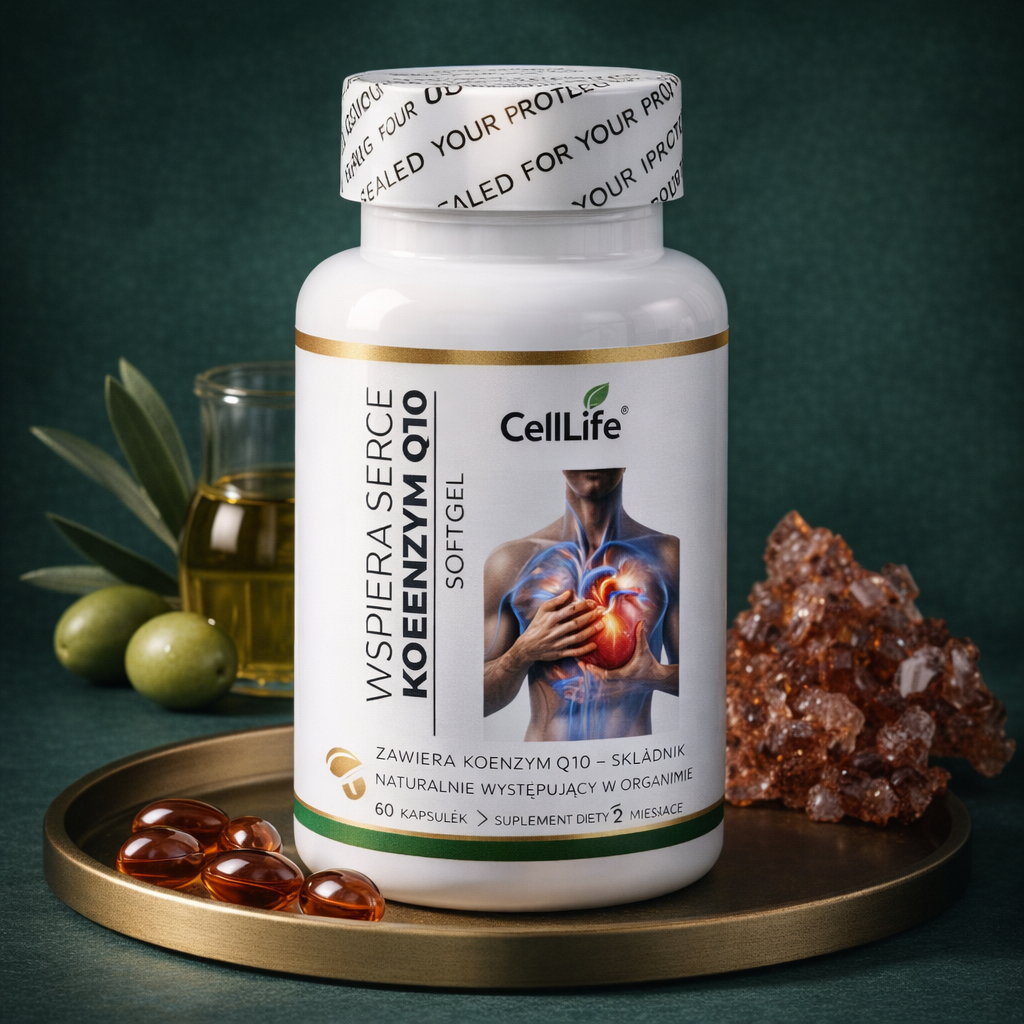 Koenzym Q10 - 400 mg 60szt kapsułki Cell Life Witalność Moc dla serca