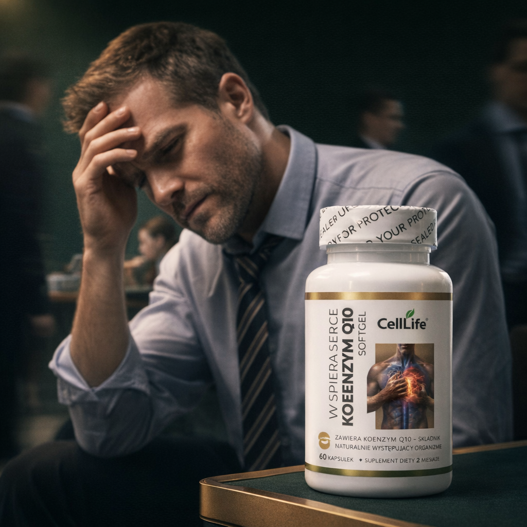 Koenzym Q10 - 400 mg 60szt kapsułki Cell Life Witalność Moc dla serca