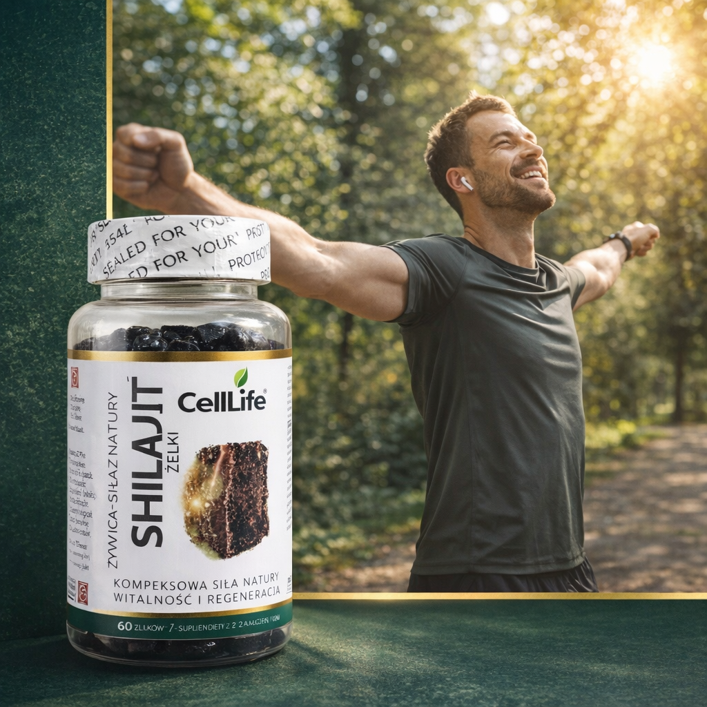 SHILAJIT Żelki z żywicy naturalnej Witalność i regeneracja organizmu 60szt