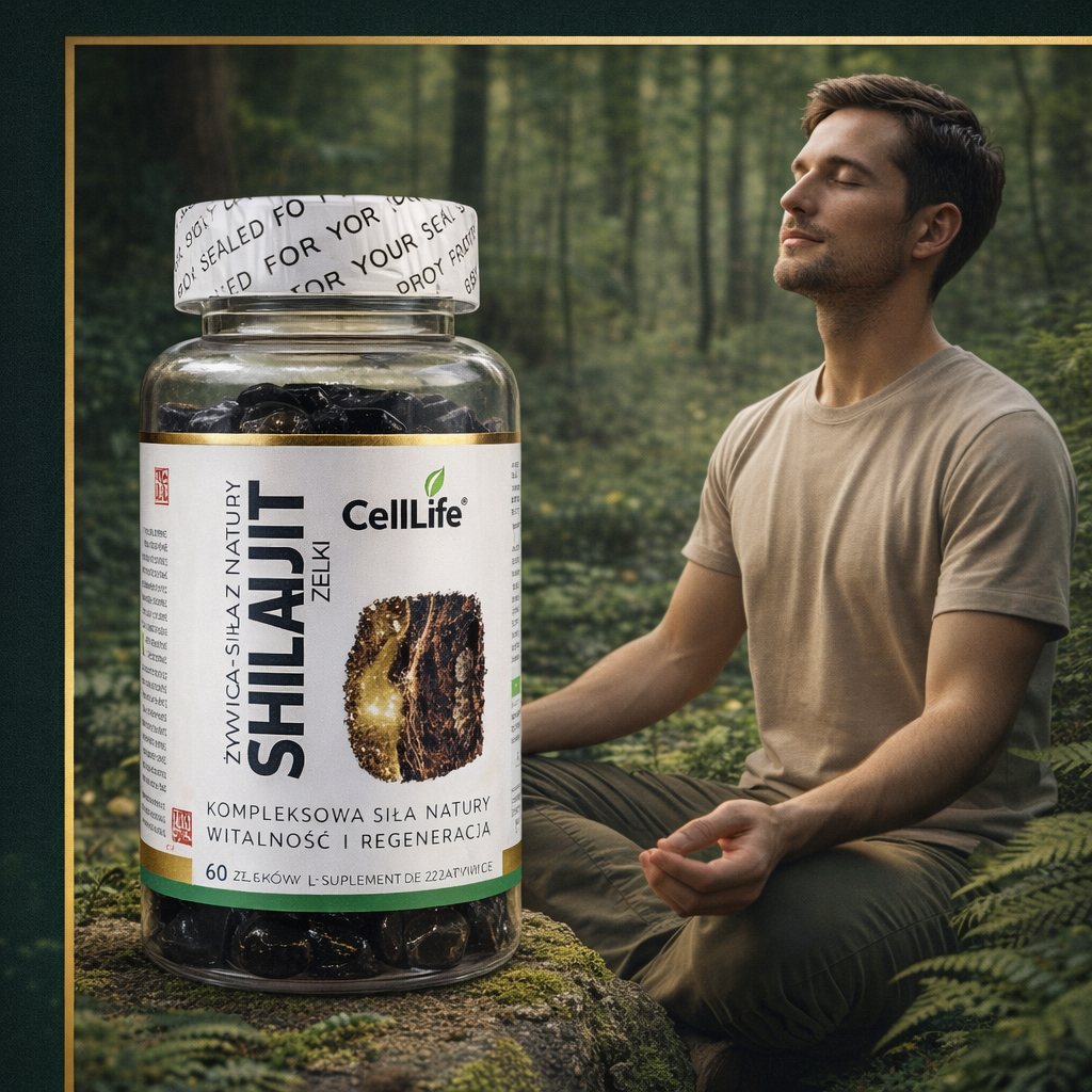 SHILAJIT Żelki z żywicy naturalnej Witalność i regeneracja organizmu 60szt