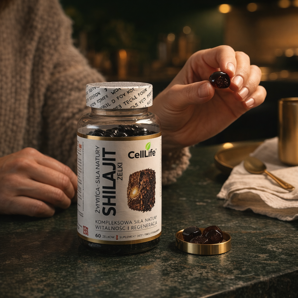 SHILAJIT Żelki z żywicy naturalnej Witalność i regeneracja organizmu 60szt