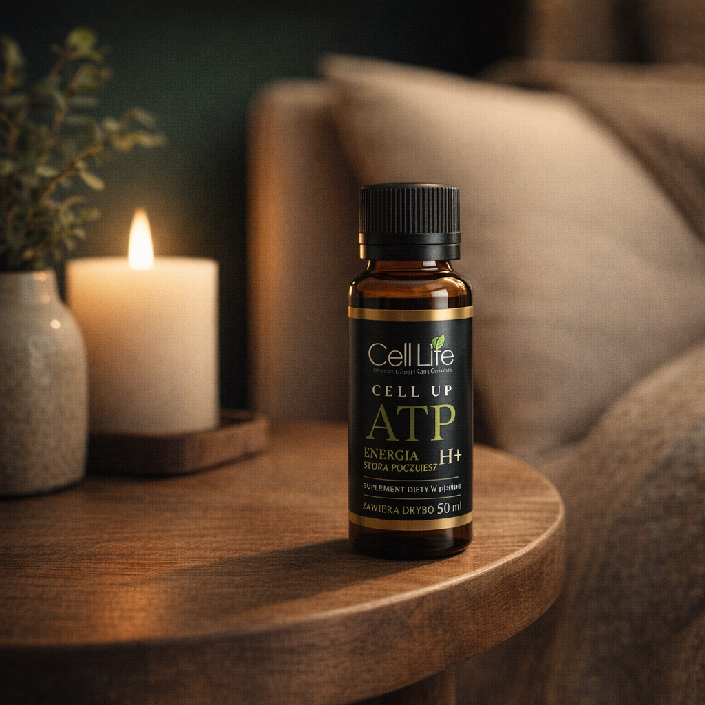CELL UP ATP H+ 5x50ml Gingko biloba D-Ryboza Suplement w Płynie Energia