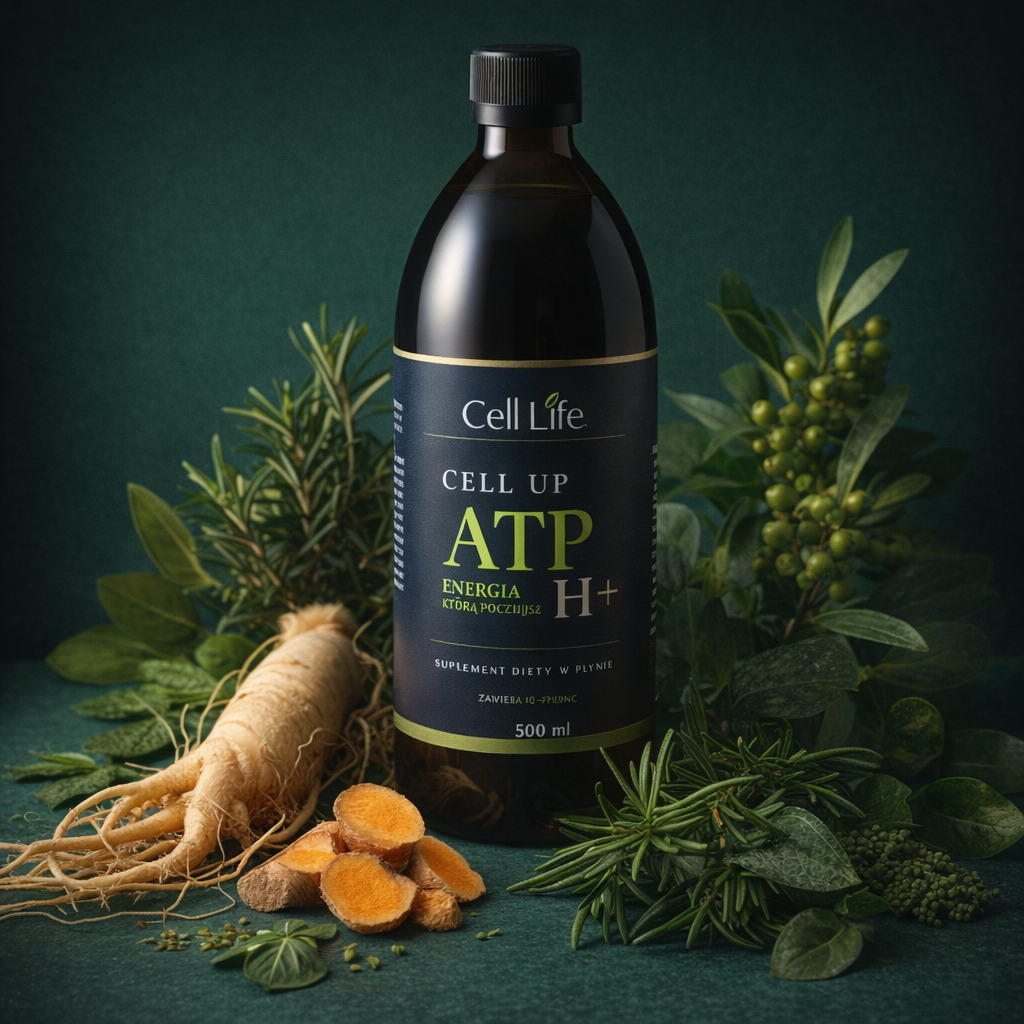 Cell Up ATP H+ 5x 500ml Suplement Energia Koncentracja Odporność