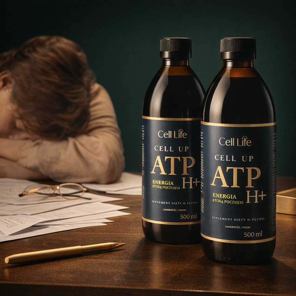 Cell Up ATP H+ 2x500ml Suplement Energia Koncentracja Odporność