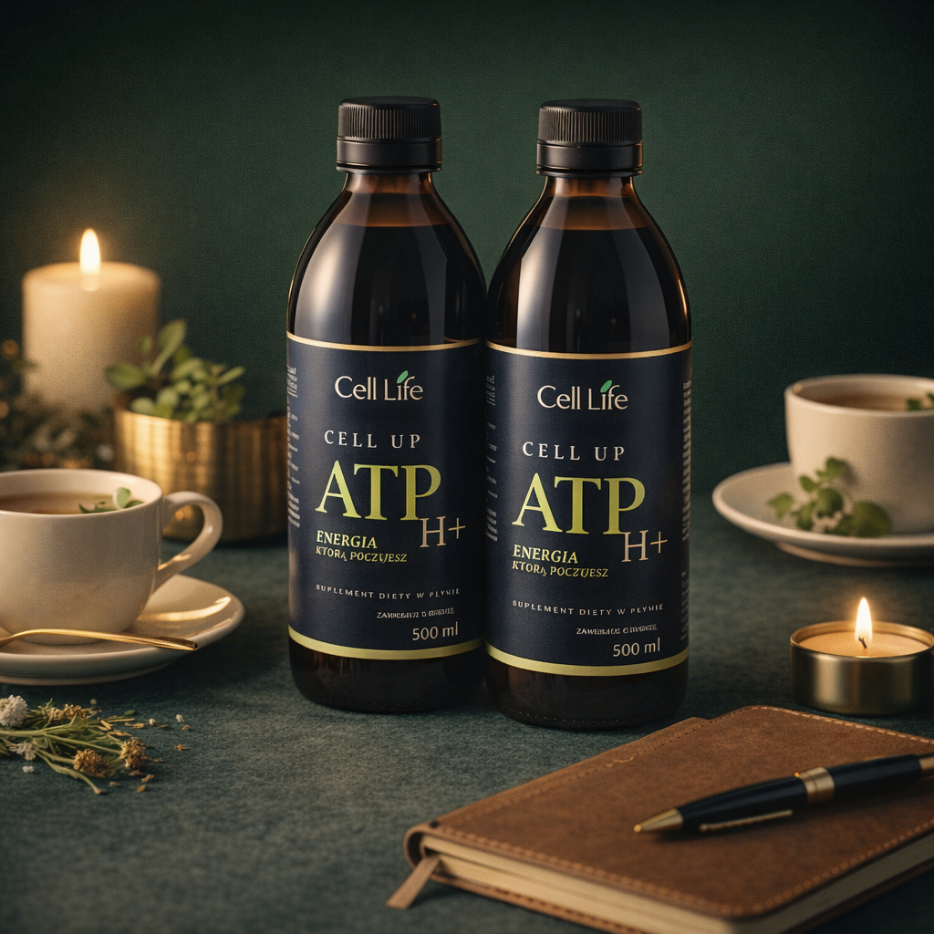 Cell Up ATP H+ 2x500ml Suplement Energia Koncentracja Odporność
