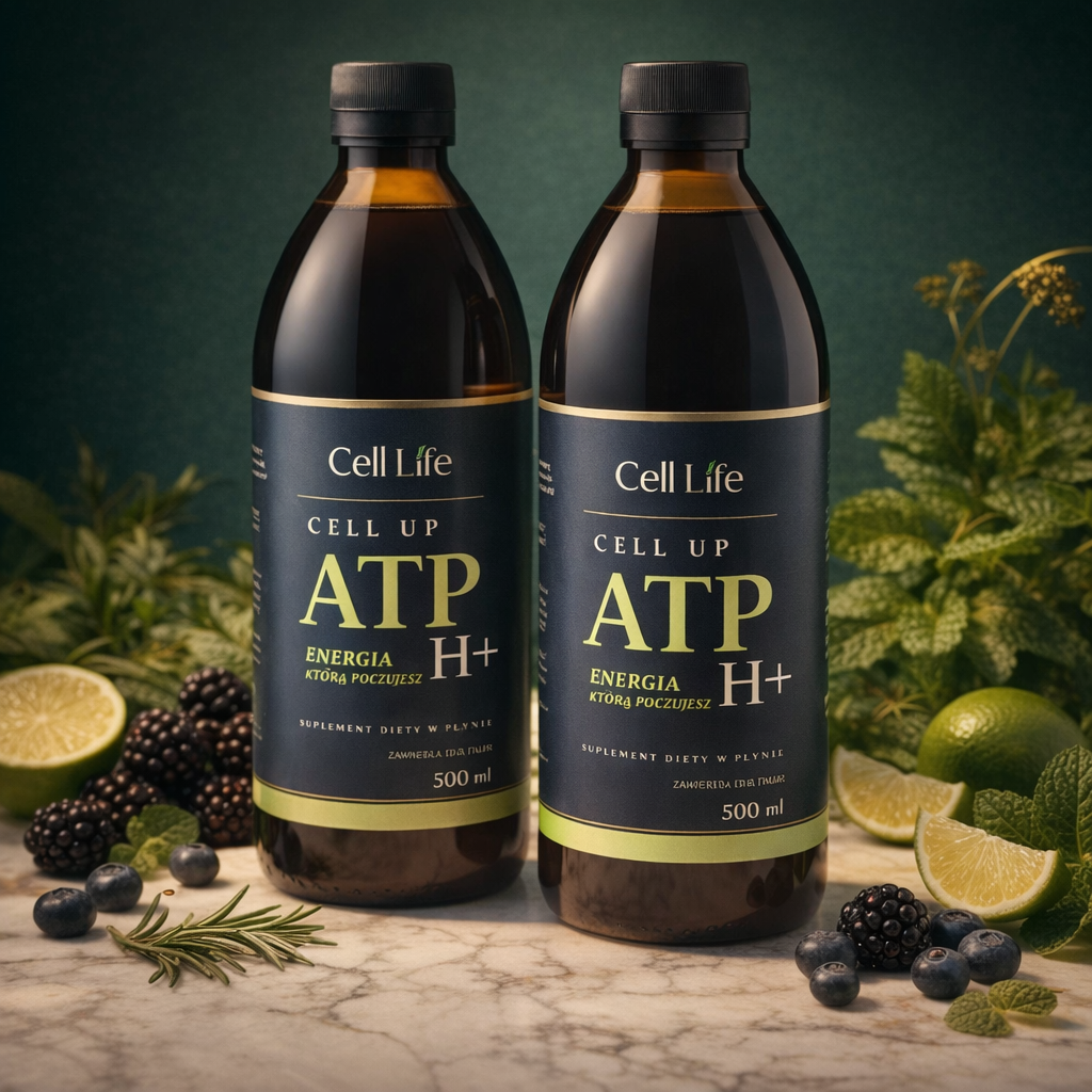 Cell Up ATP H+ 2x500ml Suplement Energia Koncentracja Odporność