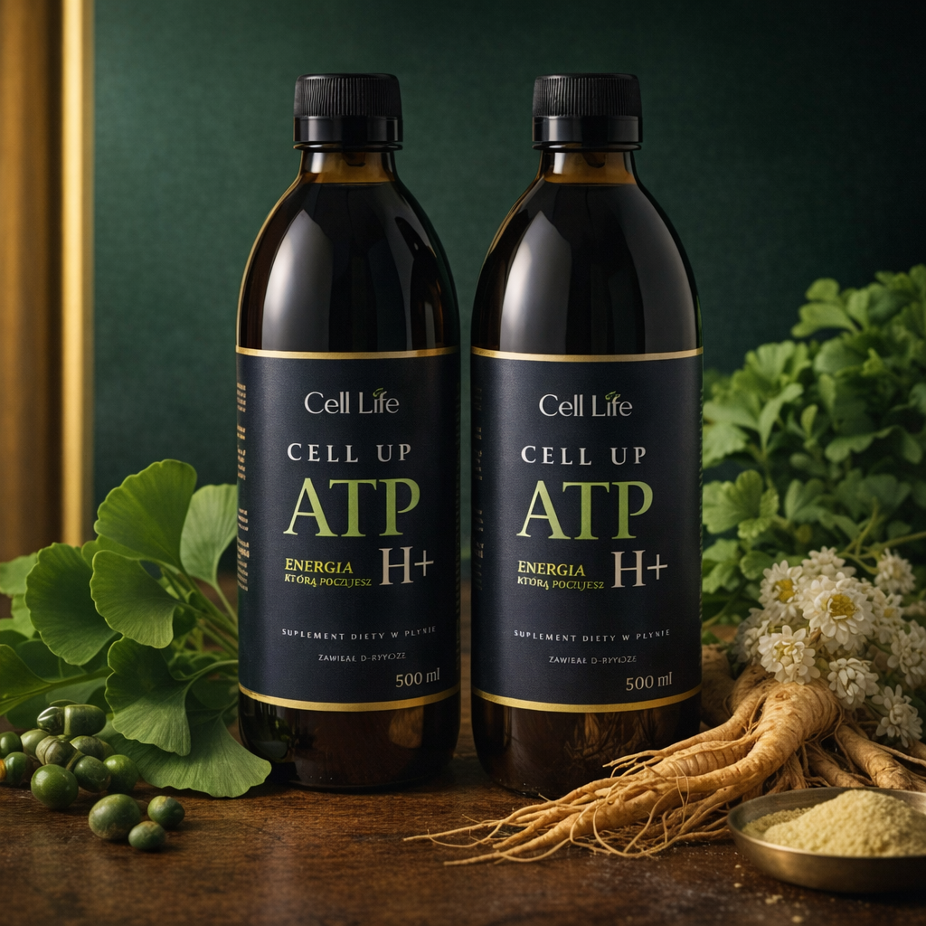 Cell Up ATP H+ 2x500ml Suplement Energia Koncentracja Odporność