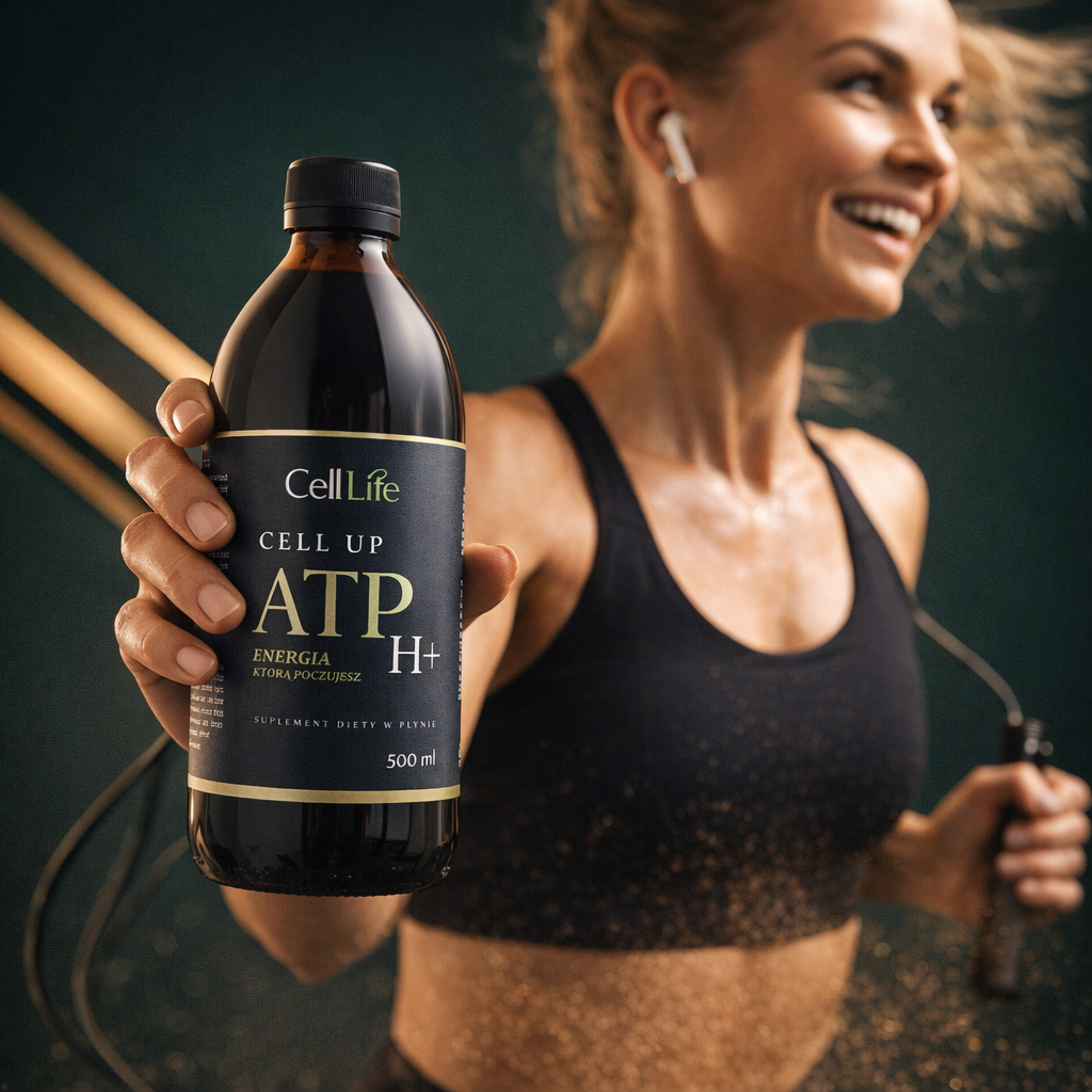 Cell Up ATP H+ 2x500ml Suplement Energia Koncentracja Odporność