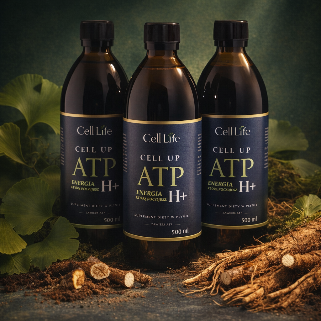 Cell Up ATP H+ 3x 500ml Suplement Energia Koncentracja Odporność