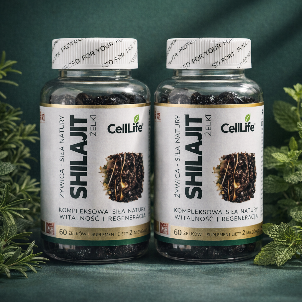 SHILAJIT Żelki z żywicy naturalnej Witalność i regeneracja organizmu 120szt
