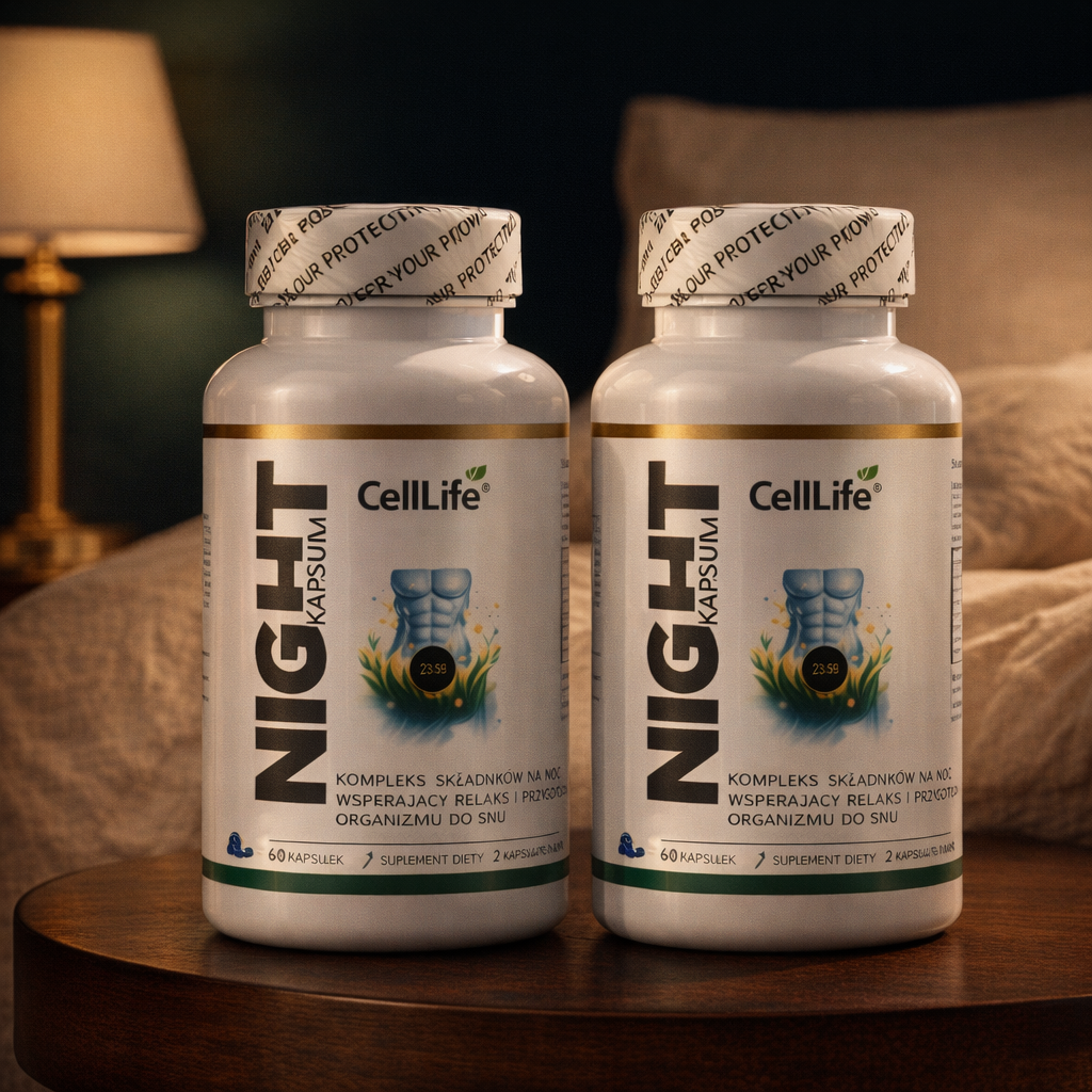 Suplement diety CellLife Night Nocny spalacz tłuszczu 2x60 kapsułek