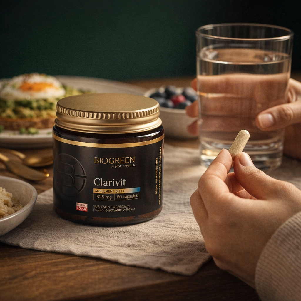 Clarivit – Kompleks na Zdrowy Wzrok, 60 Kapsułek, by prof. Frydrych