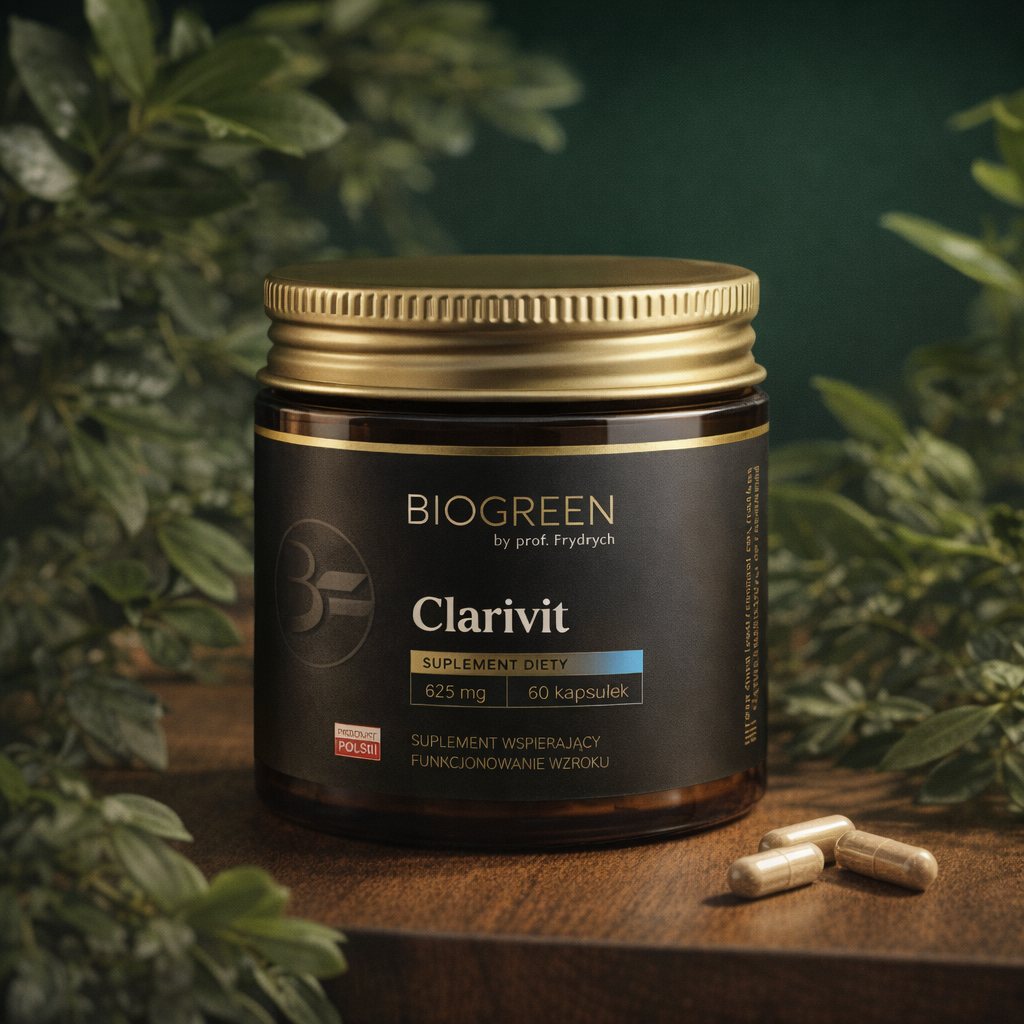 Clarivit – Kompleks na Zdrowy Wzrok, 60 Kapsułek, by prof. Frydrych