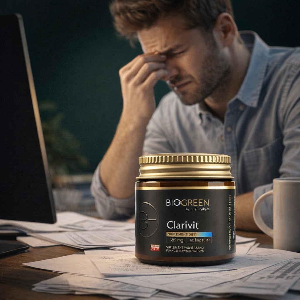 Clarivit – Kompleks na Zdrowy Wzrok, 60 Kapsułek, by prof. Frydrych