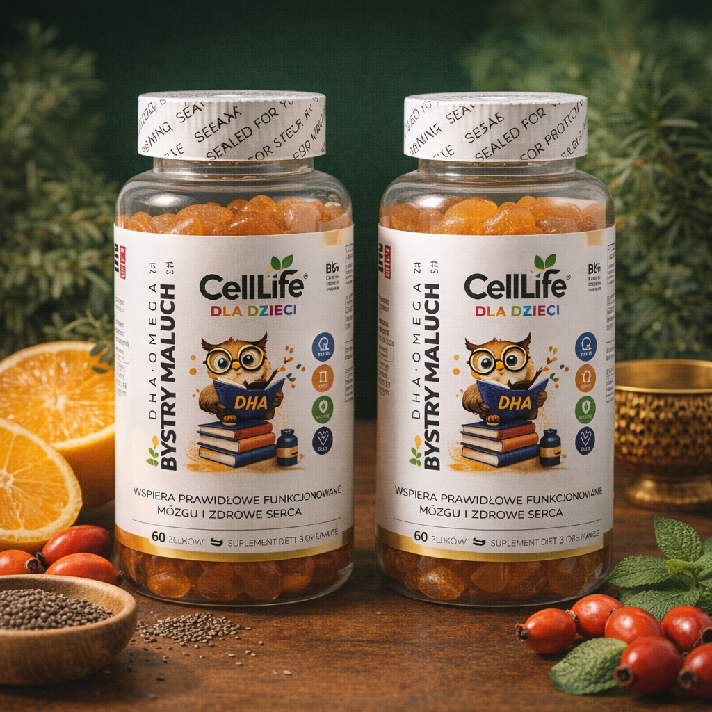 Suplement diety dla dzieci CELL LIFE Bystry maluch 120 żelków